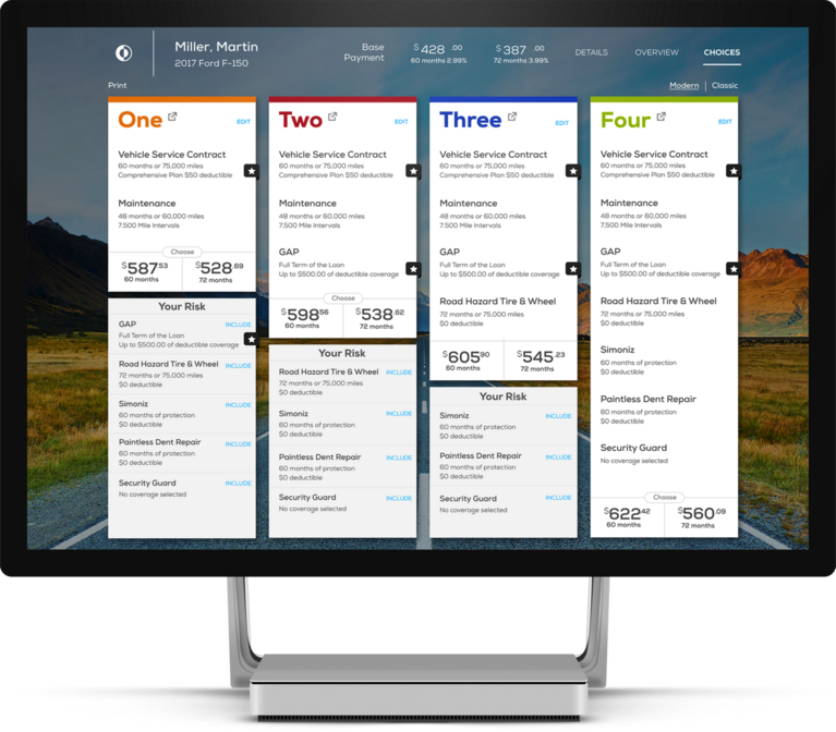 Showcase monitor